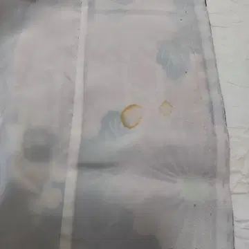 순수 실크 타츠타가와 문양 지문양 화이트 기모노 원단 옷감 (655)