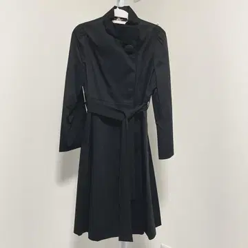 ef-de 에프데 둥근 버튼 포함 롱 코트 트렌치코트