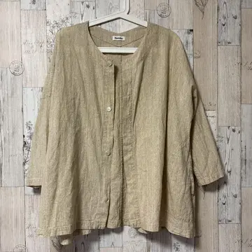 Plantation 린넨&면 긴팔 셔츠 베이지