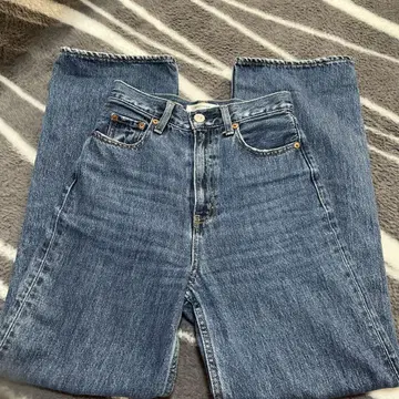 MOUSSY HW 90S STRAIGHT 24 데님 팬츠