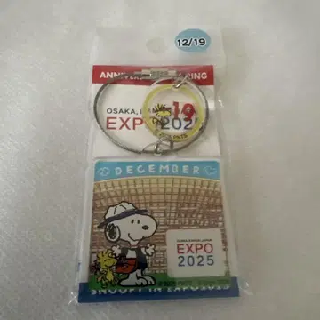 스누피 EXPO 2025 오사카 간사이 만박 기념 키링