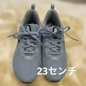 Puma 푸마 블루 그레이 스니커즈 SOFTFOAM 23cm