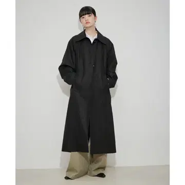 백 브라우징 스텐카라 코트 블랙 F