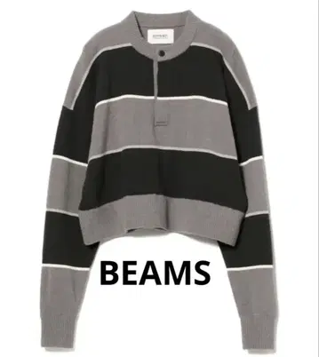 BEAMS BOY 니트 래글런 스웨터