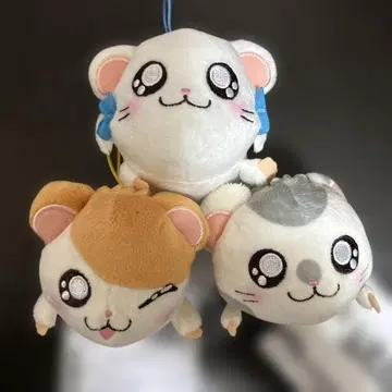 꼬마햄찌 해무타로 늘어놓는 마스코트 3종 세트