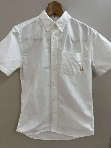 XLARGE 화이트 반팔 셔츠