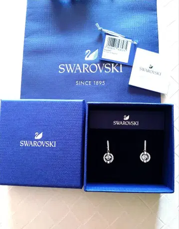 스와로브스키 새상품 종이 봉투 Sparkling 귀찌 Swarovski