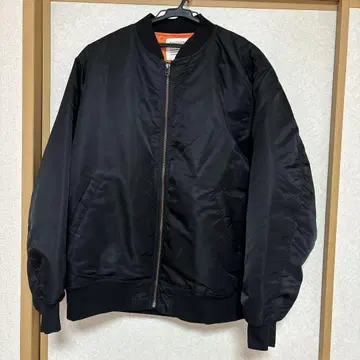 BAYFLOW 블랙 MA-1 자켓 M