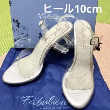 Pleaser 펌프스 하이힐 클리어힐 10cm 사이즈 8(24cm)