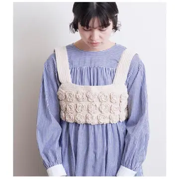 bulle de savon 네팔 핸드 니트 hanahana 뷔스티에