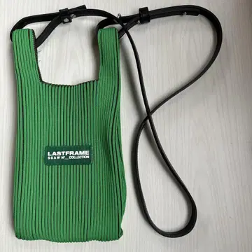 LASTFRAME TWO TONE MARKET BAG mini 그린