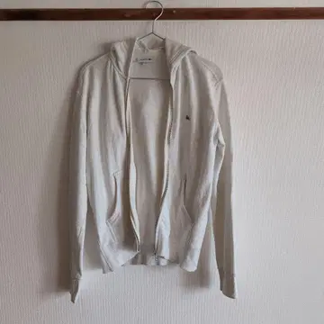 LACOSTE 화이트 후드티 US 5