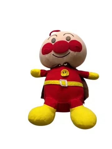 호빵맨 봉제 인형과 담요 세트