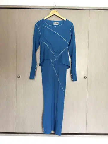 코토하 요코자와 롱 원피스 파랑