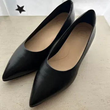 히미코 스틸레토 블랙 펌프스 635104 22cm