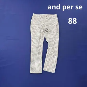 앤퍼시 롱 팬츠 속기모 올 패턴 가을/겨울 남성용 88 XL 정도 그레이