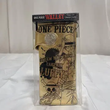 레어 ONE PIECE 루피 지갑 골드