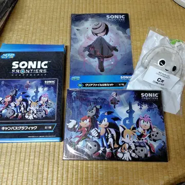 [미개봉 새상품] 소닉 프론티어 SEGA 럭키 쿠지 굿즈 3종 세트