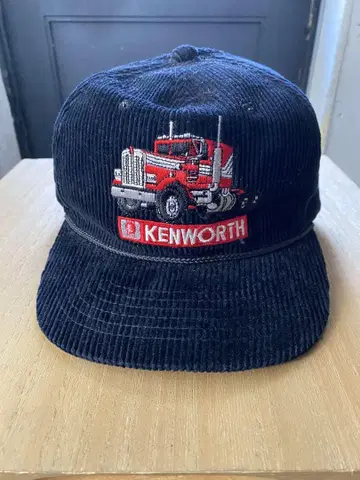 빈티지 코듀로이 캡 KENWORTH 트래커