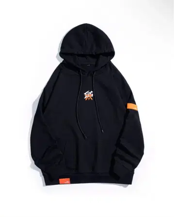 새상품 EDG X FNC HOODIE 후드 부착 맨투맨 후드티