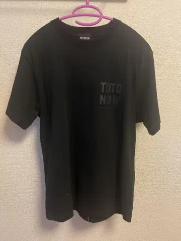 TOTONOW 블랙 T셔츠 M