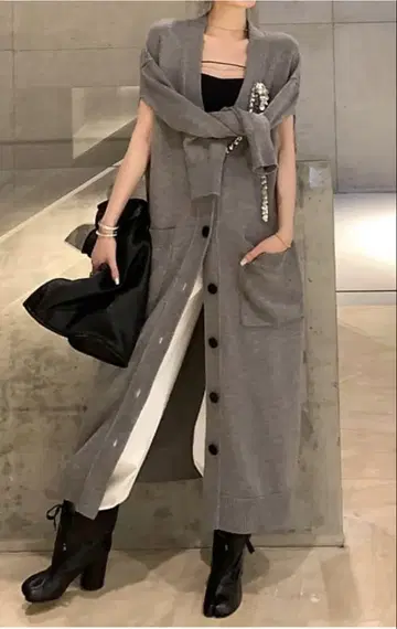 롱 니트 가디건 S 사이즈 ZARA 좋아하는 분께