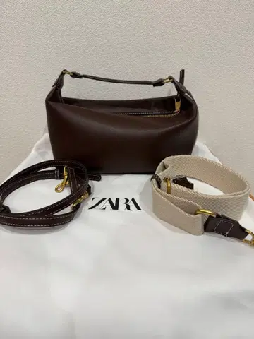 [ 미사용 ] ZARA 브라운 숄더백