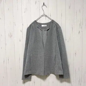 Y23 GIVORS 노카라 자켓 포멀 세레모니 그레이 M