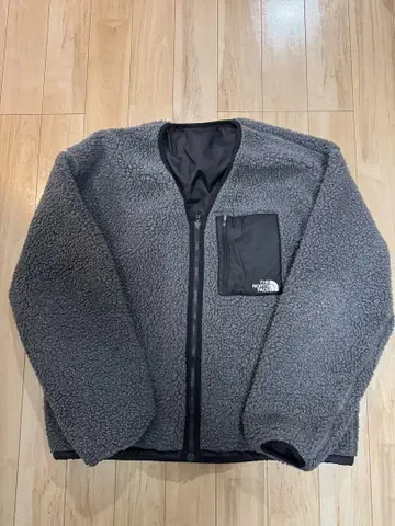 The North Face 리버서블 플리스 자켓 그레이