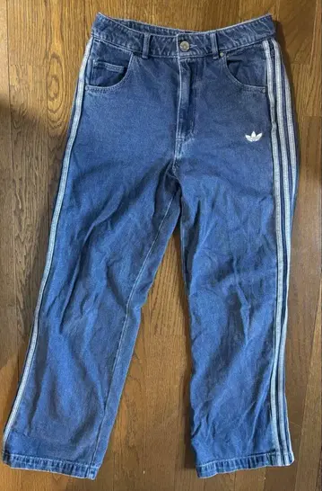 adidas 3선 데님 팬츠