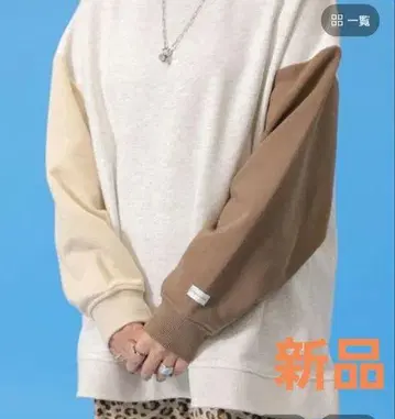 렙심 미와타라 기획 쭈리 배색 풀오버