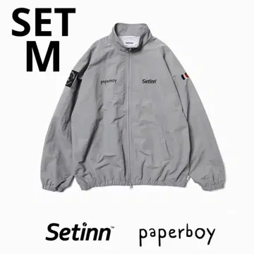 새상품 paperboy & Setinn 셋업 그레이 M