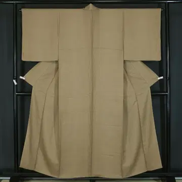 짙은 노란색 순수 실크 극상어 코몬 155cm a642