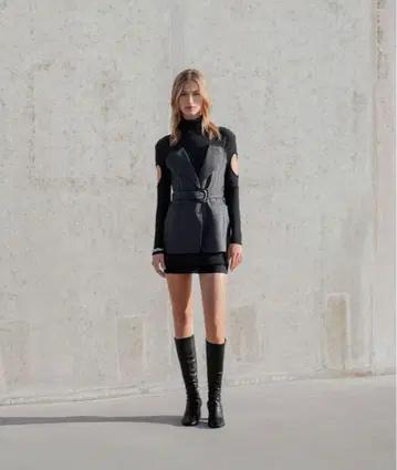 블록힐 롱 부츠 25