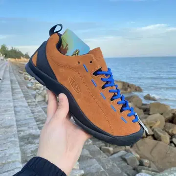 KEENJasper 24cm 새상품 인기 브라운 스웨이드 어프로치 슈즈