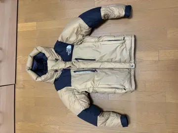 The North Face 다운 자켓 베이지 네이비 바르톨로