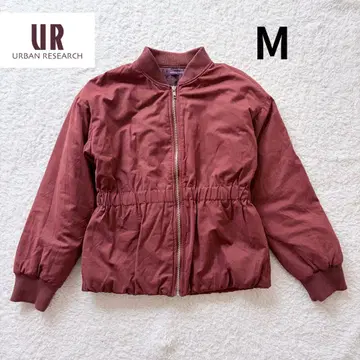 URBAN RESEARCH 허리 개더 나카와타 롱 블루종 레드