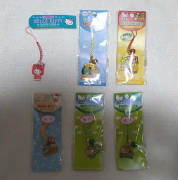 헬로키티 지역 한정 스트랩 6개 세트