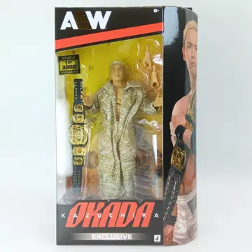 AEW 오카다 카즈치카 피규어 3000체 한정판 프로레슬링