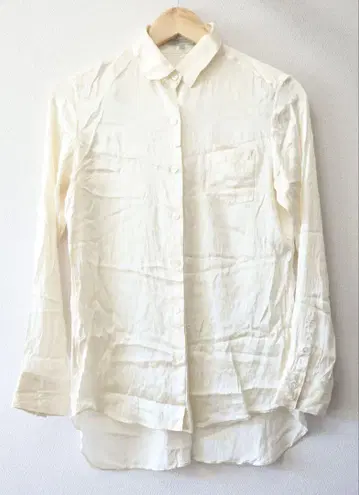 ARTISAN 여성용 실크 긴팔 셔츠 M