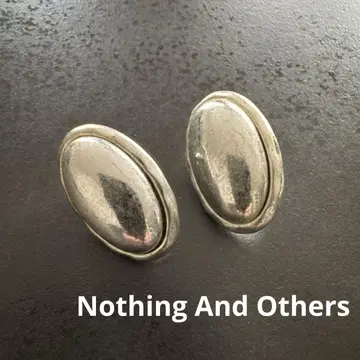 Nothing And Others 오벌 귀걸이 s925 귀걸이 클라네