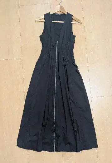 ZARA 지퍼 맥시 길이 오버롤 스커트