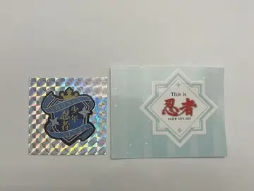 소년 닌자 This is 닌자 스티커 엠블럼 2종