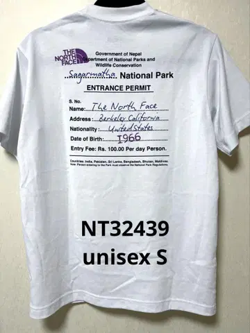 THE NORTH FACE ENTRANCE PERMISSION TEE