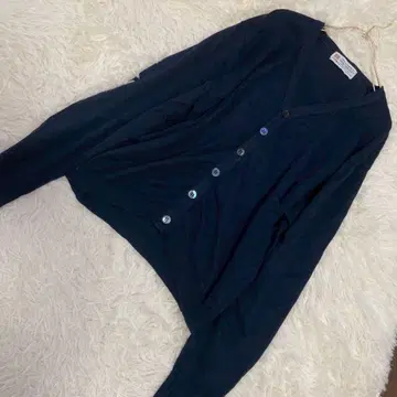 JOHN SMEDLEY 가디건 네이비 L 수트 통학 돌려입기