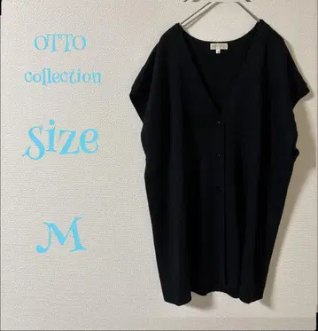 OTTO collection 블랙 V넥 가디건 M