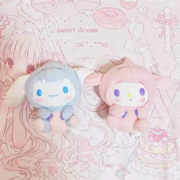 산리오 마이멜로디 시나모롤 봉제 인형 다이너소어 공룡 치이카와 (먼작귀)