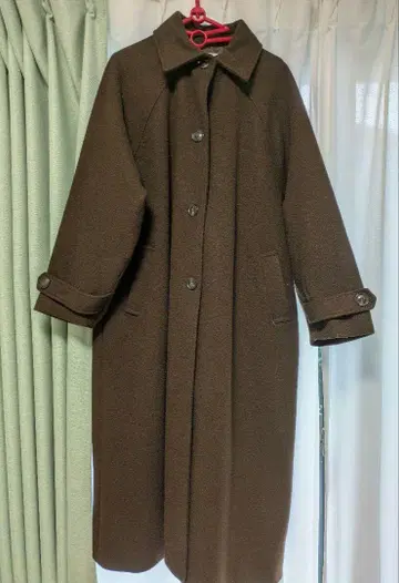MURUA 스텐카라 코트 롱 브라운