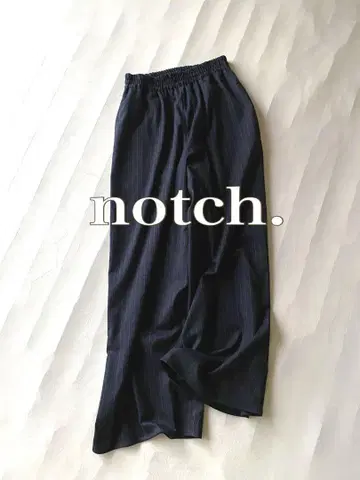 노치 notch. 단정해 보이는 와이드 이지 팬츠