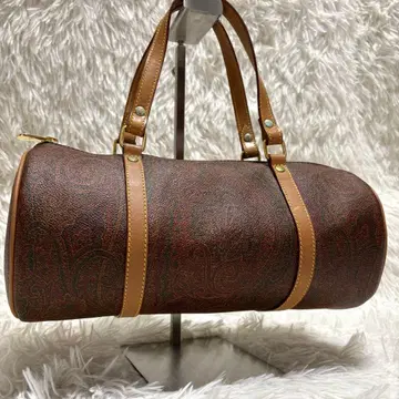 새상품급 ETRO 에트로 올 패턴 페이즐리 미니 보스턴 백 PVC 가죽